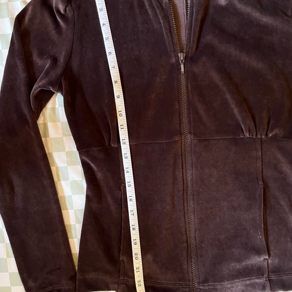 Vintage Prana Brown Velour Matching Track Suit Set - Picture 13 of 16